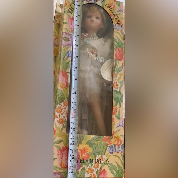 16” in Porcelain Doll ballerina blond ballet dancer white tutus white point shoe - Picture 11 of 11